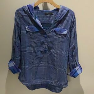 Prana flannel hoodie